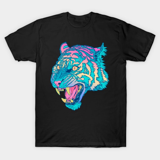 Pan Pride Tiger T-Shirt by Crude Casey